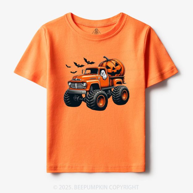 Halloween Truck Toddler&Kid's Tees Beepumpkin