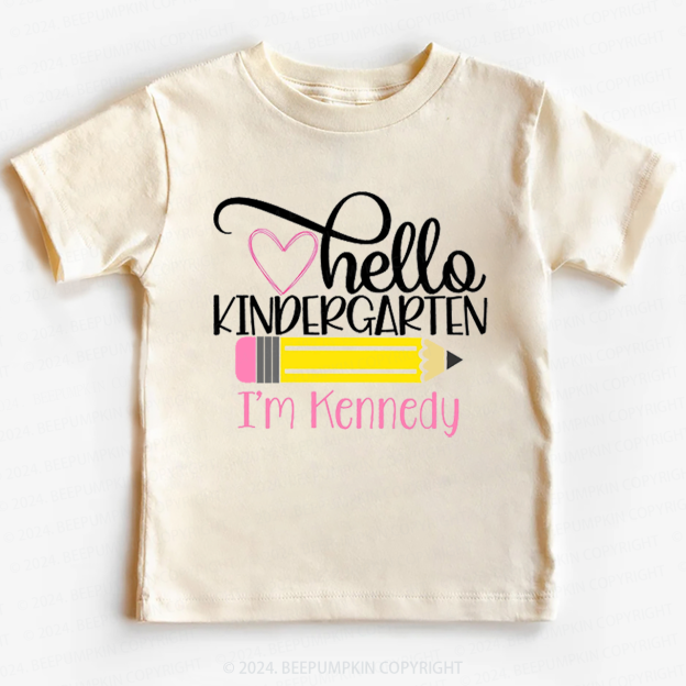 Personalized Pencil Toddler&Kids Tees 