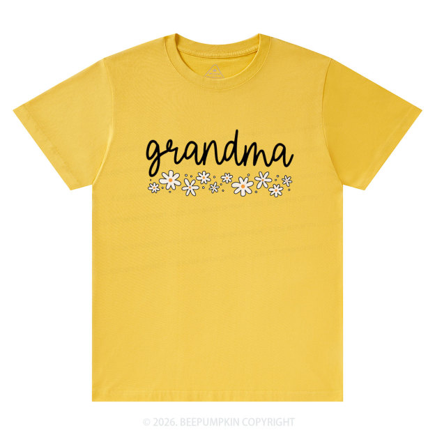 Daisy Floral Grandma T-Shirts