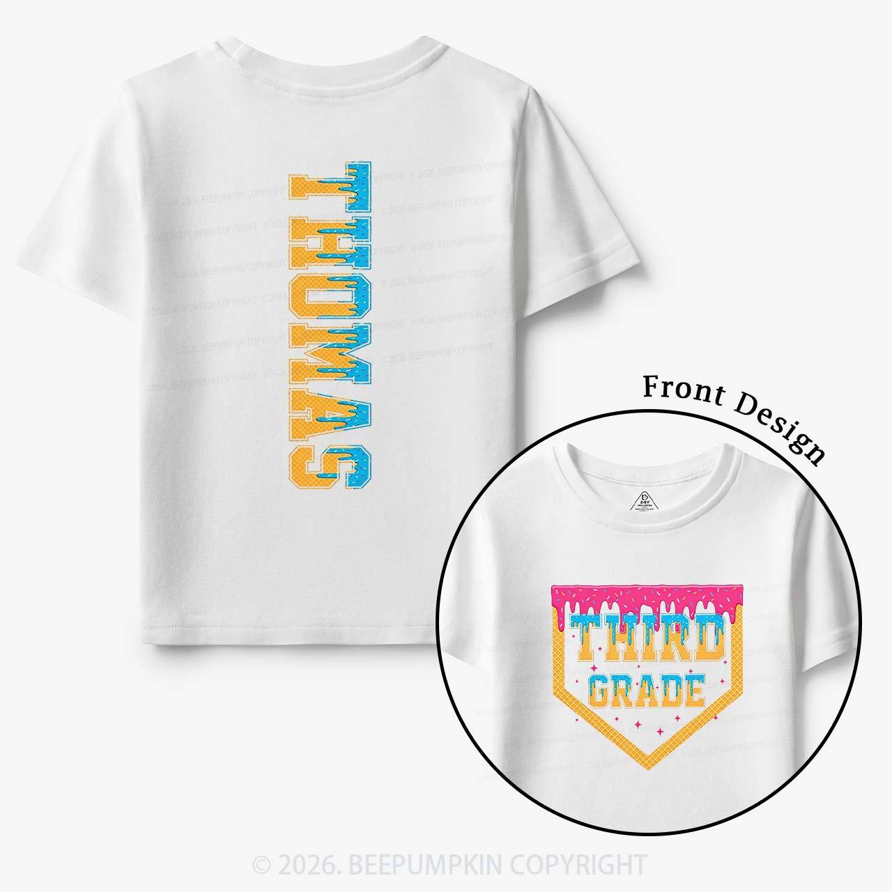 Personalized Sprinkles Name Back To School Toddler&Kid's Tees