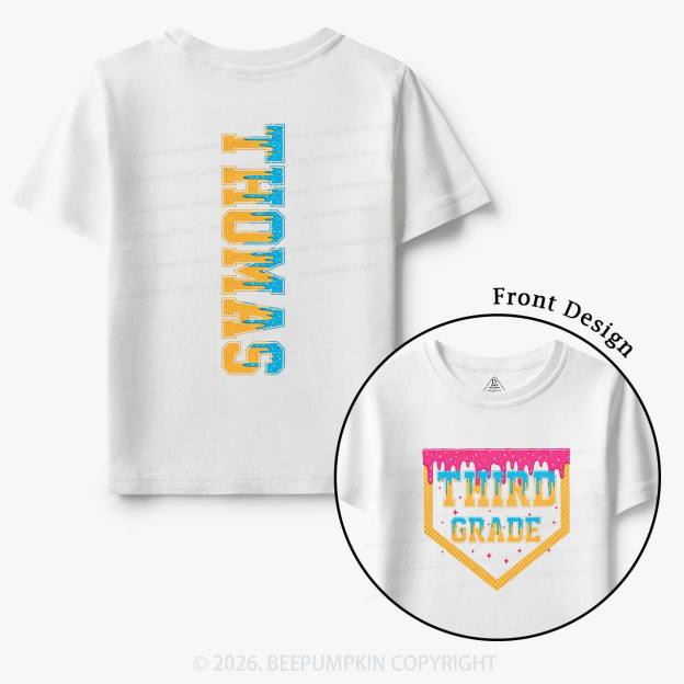 Personalized Sprinkles Name Back To School Toddler&Kid's Tees