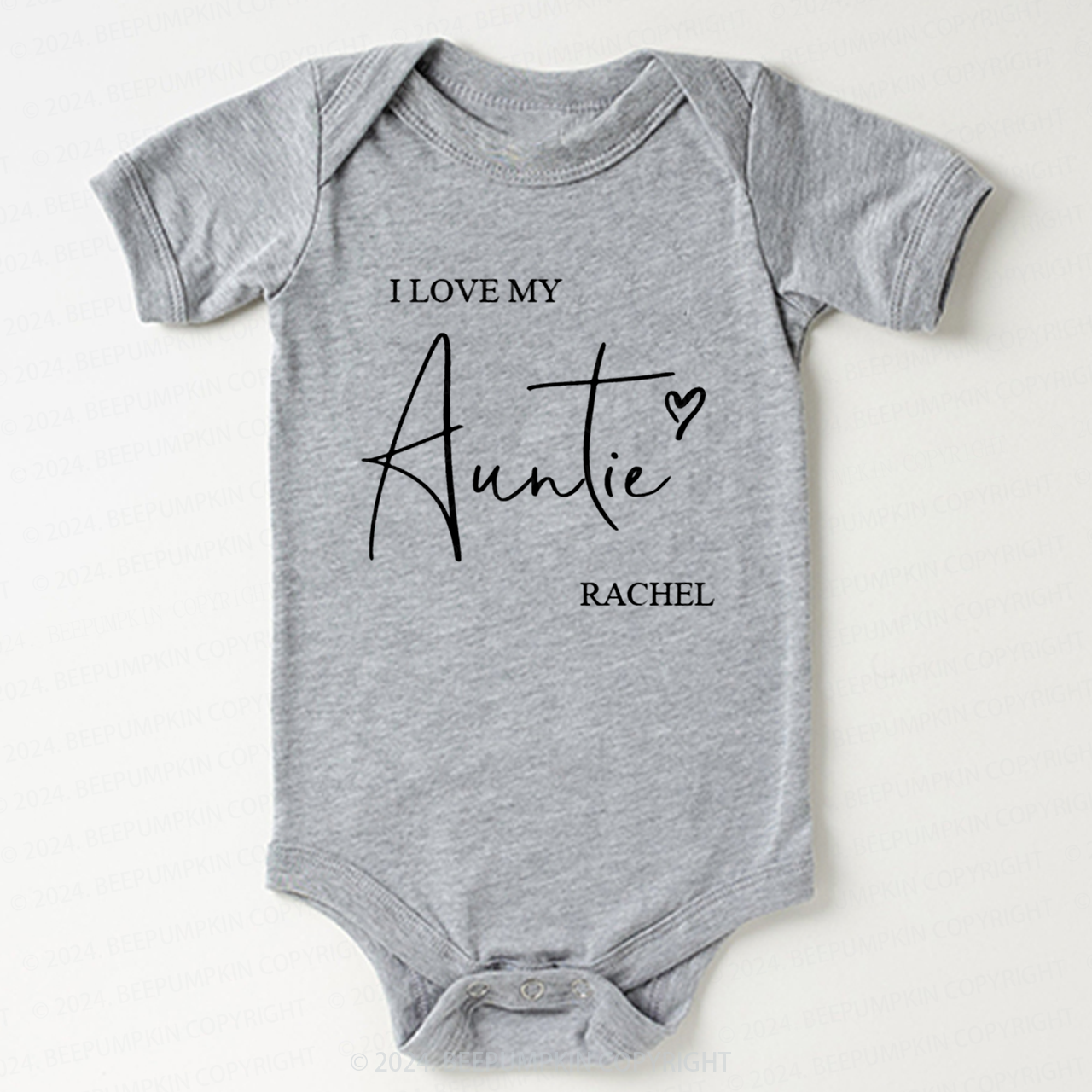 Personalized I Love My Baby Bodysuit