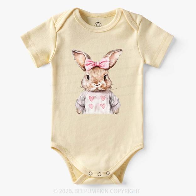 Sweet Bow Bunny Easter Bodysuit
