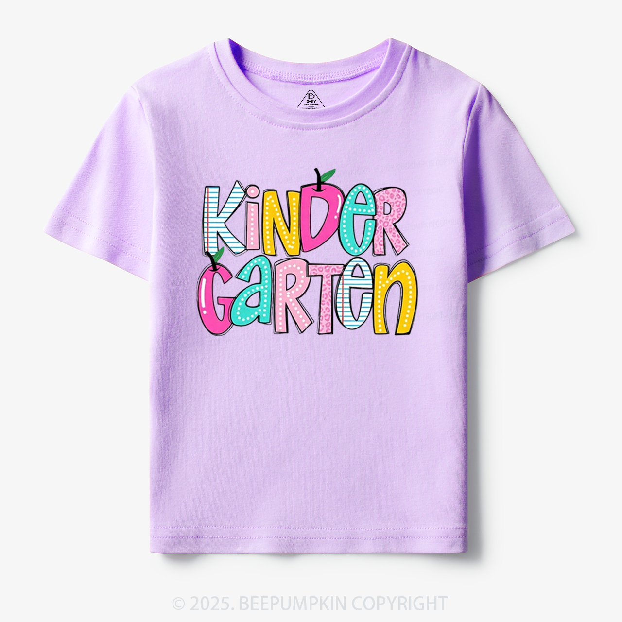Personalized Colorful Grades Toddler&Kid's Tees Beepumpkin