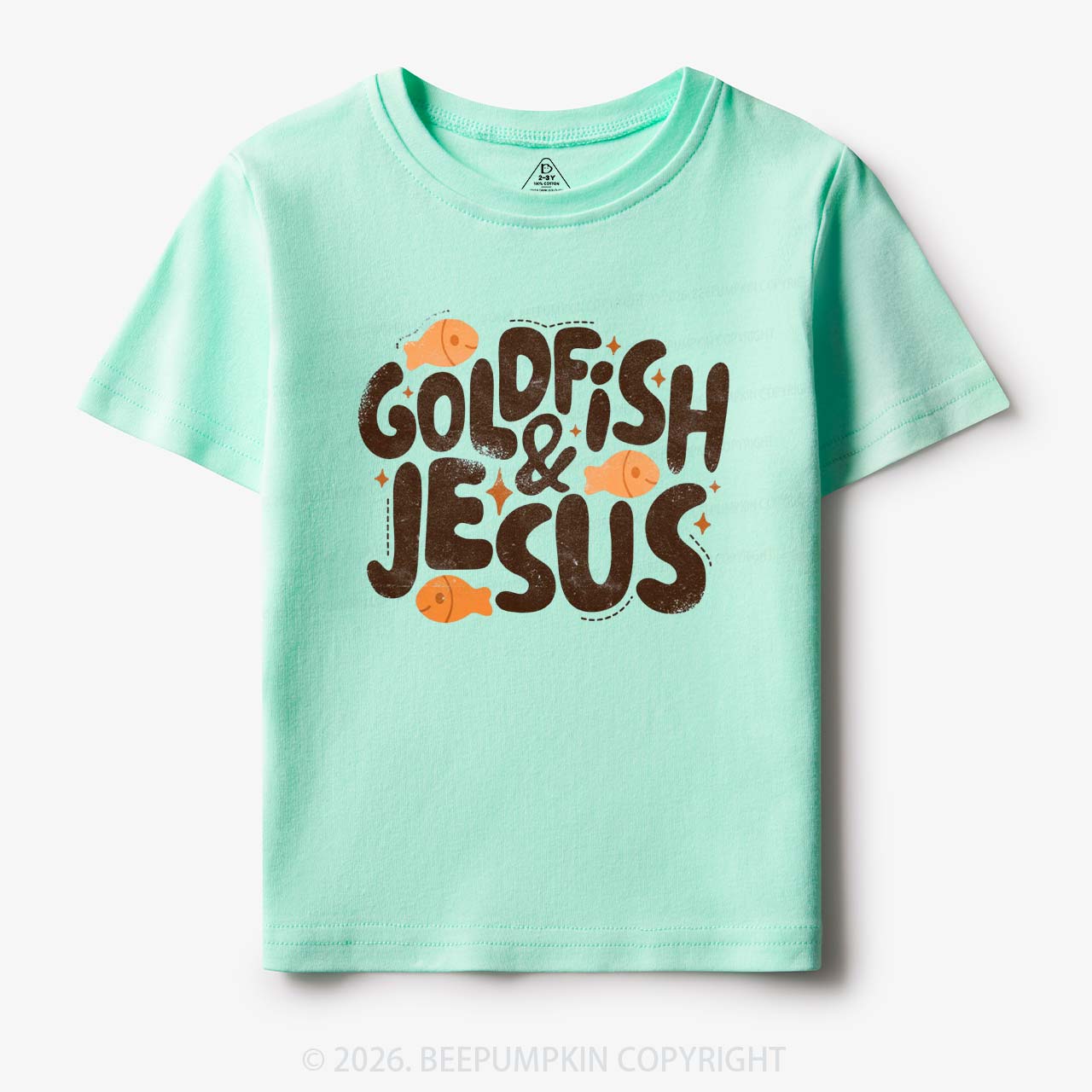 Retro Goldfish and Jesus Toddler&Kid's Tees