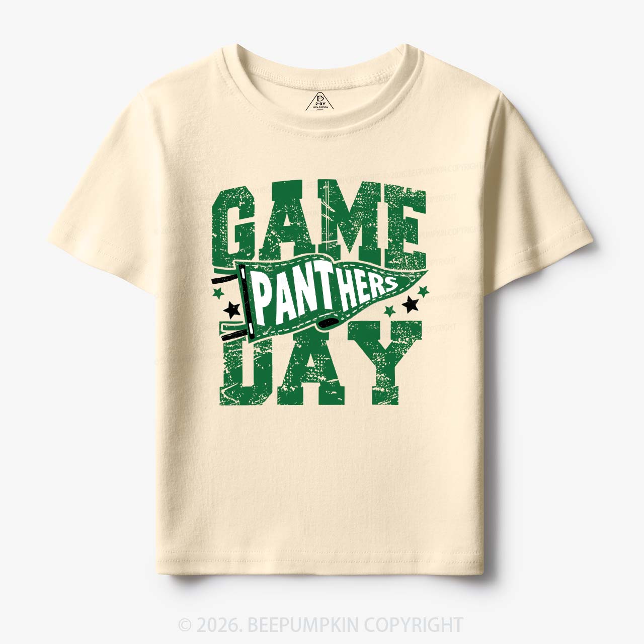 Personalized School Mascot Game Day Retro Toddler&Kid's Tees