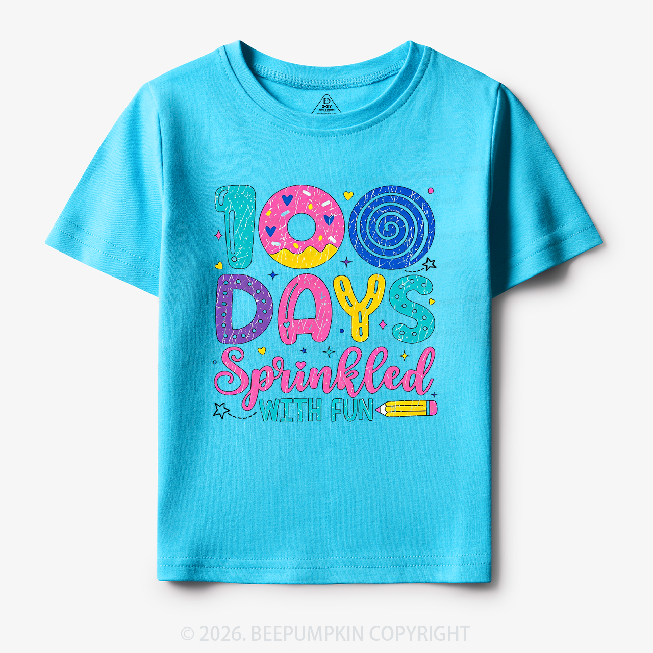 100 Days Sprinkled With Fun Toddler&Kid's Tees