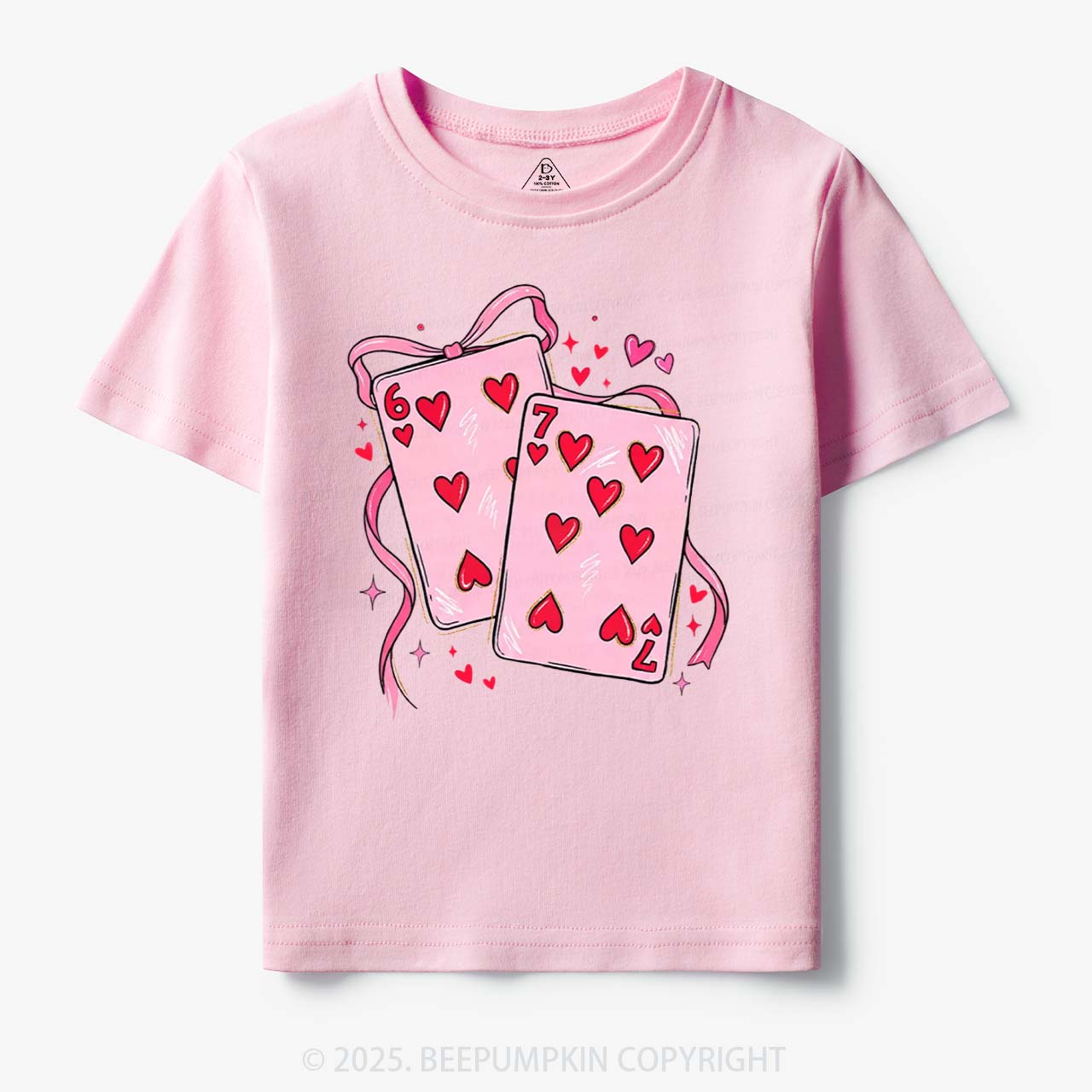 Playing Cards Valentine's Day 67 Toddler&Kid's Tees Beepumpkin