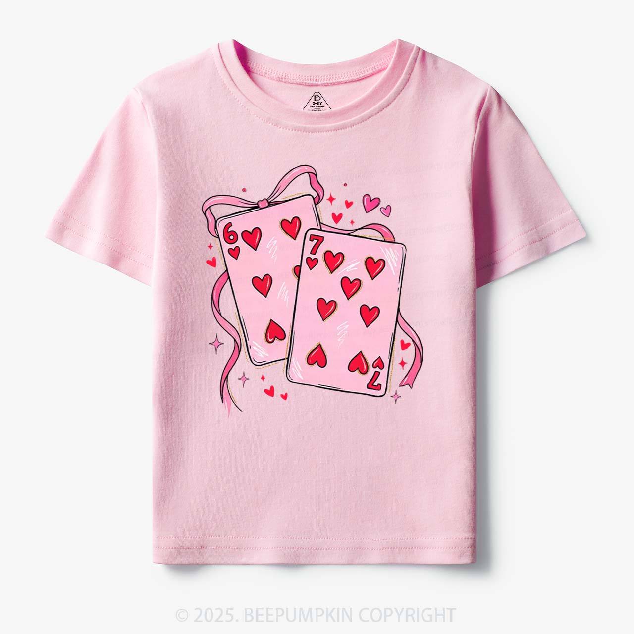 Playing Cards Valentine's Day 67 Toddler&Kid's Tees Beepumpkin