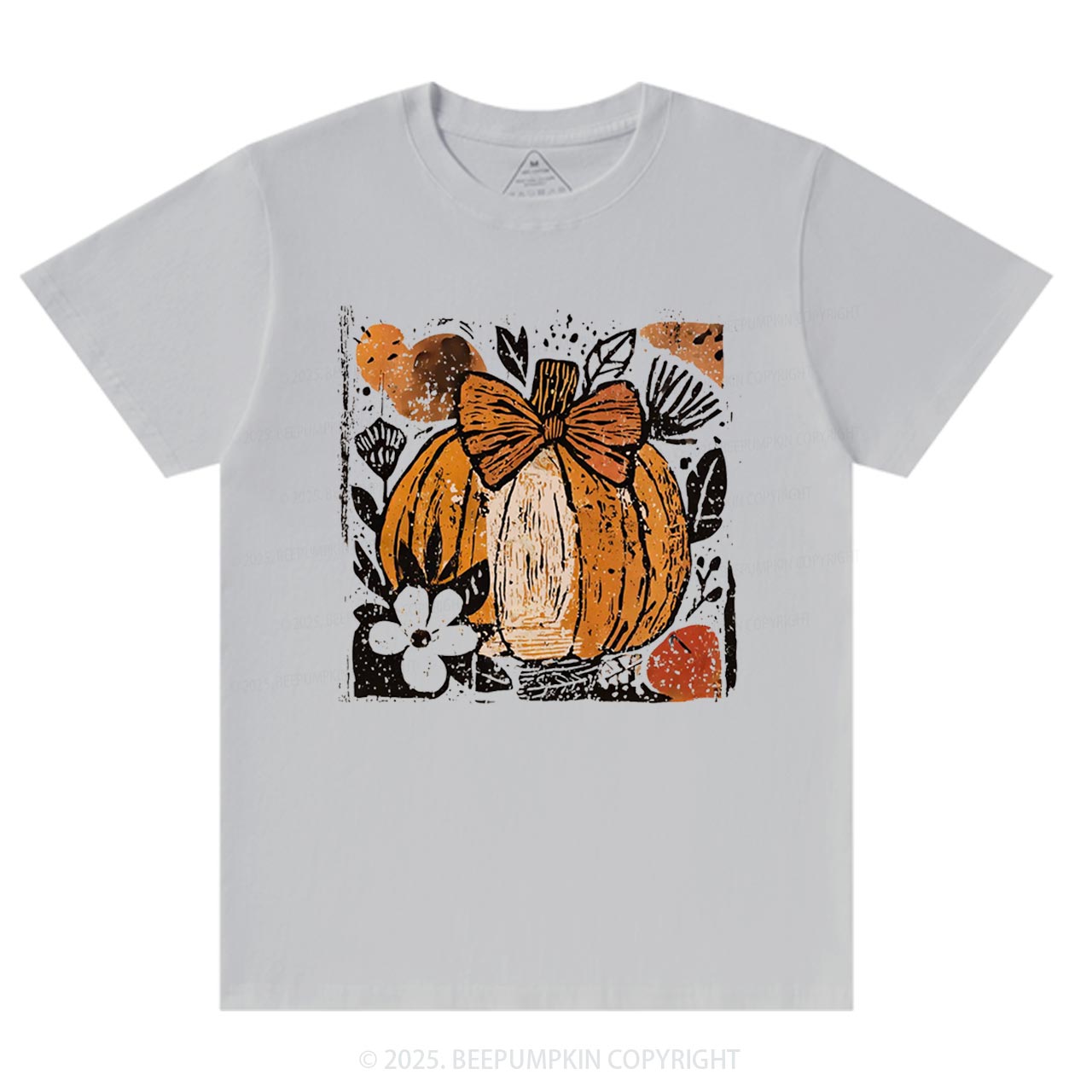 Pumpkin Boho Floral T-Shirts Beepumpkin