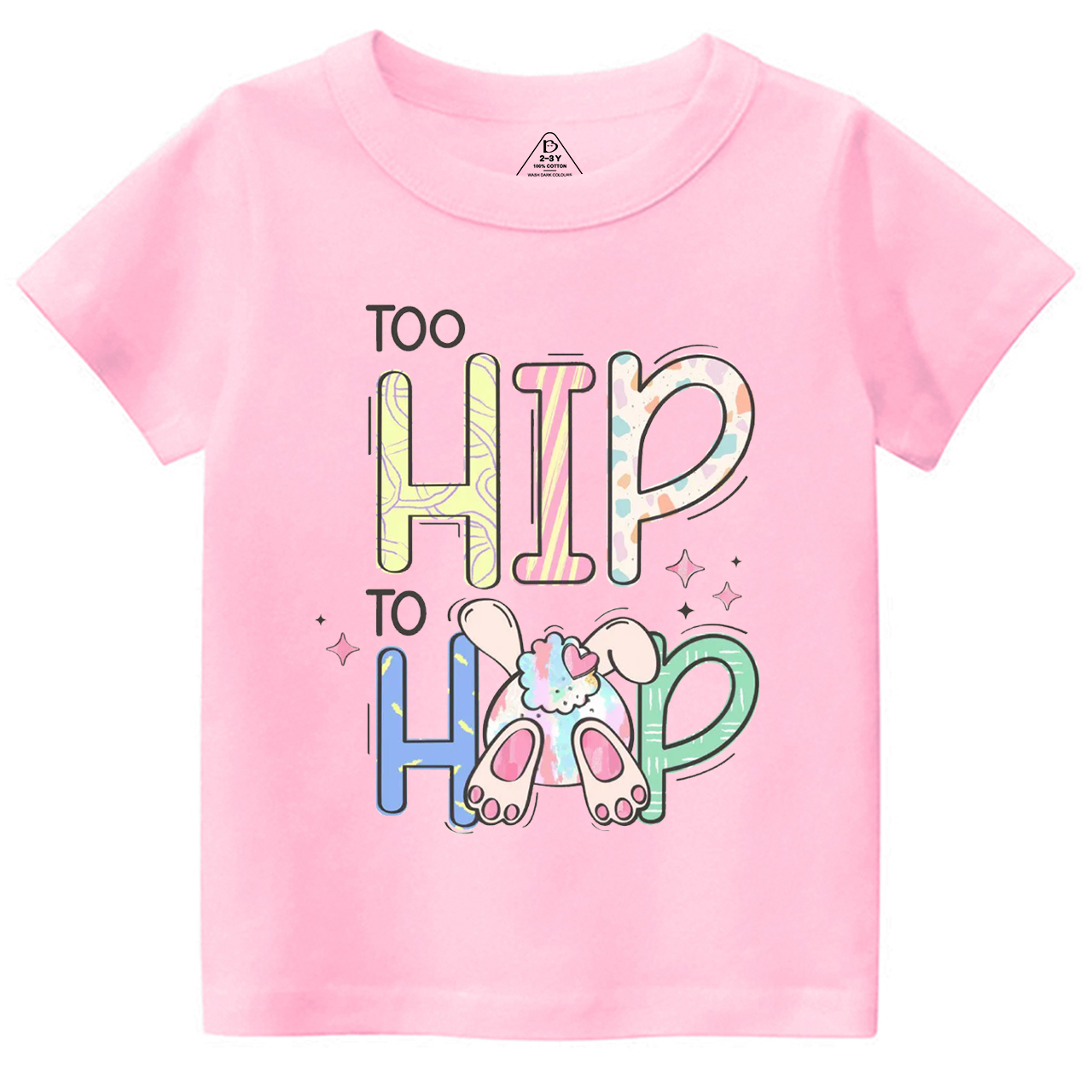 Too Hip To Hop Bunny Toddler&Kid's Tees Beepumpkin