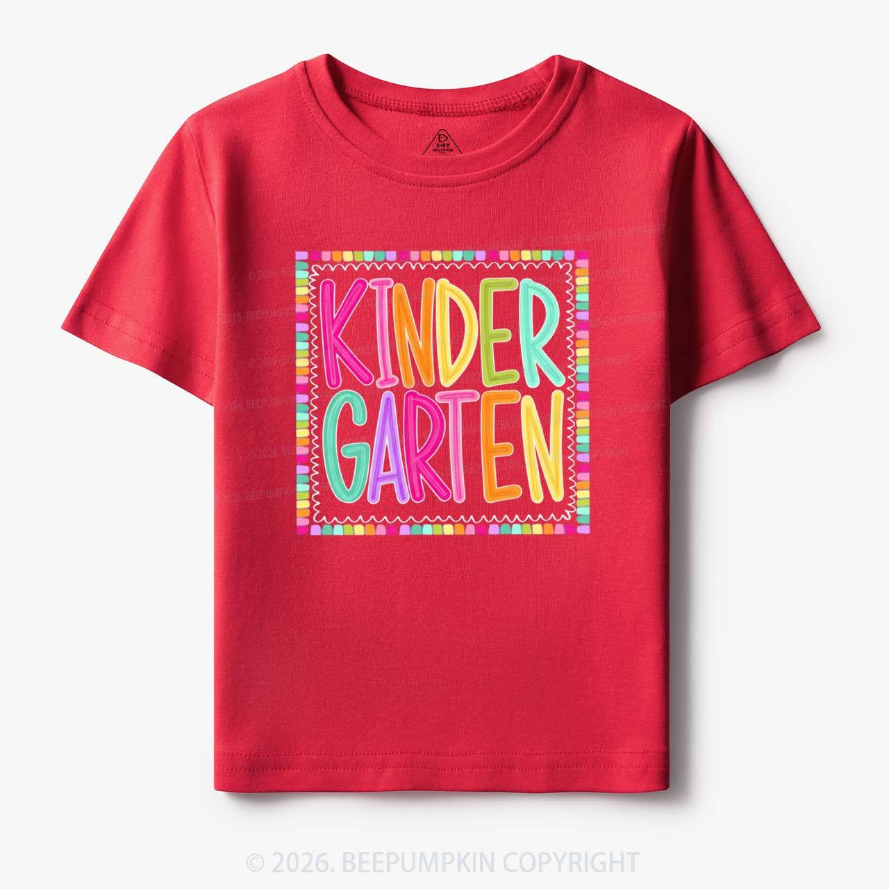 Color Pop Grade Level Back to School Toddler&Kid's Tees