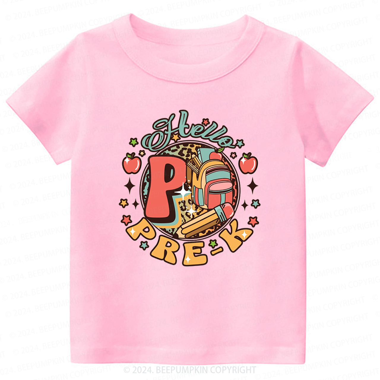 First Day of Pre-K Toddler&Kids Tees 