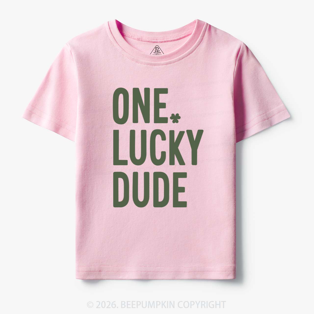 One Lucky Dude St. Patrick's Day Toddler&Kid's Tees Beepumpkin