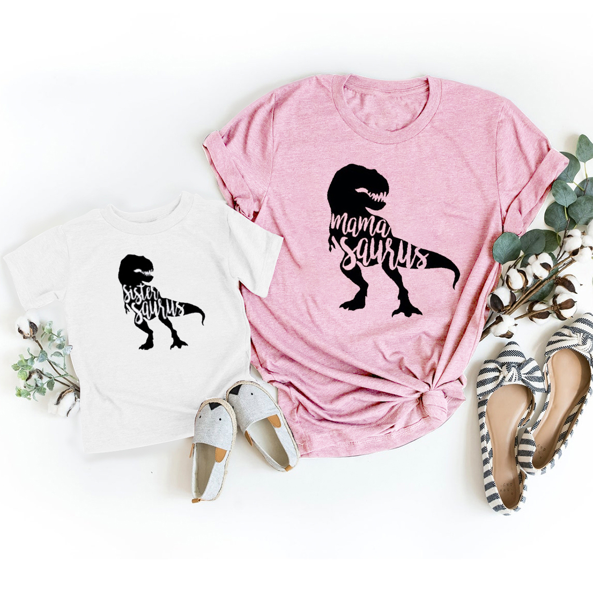 Saurus Family Mom&Me Shirt