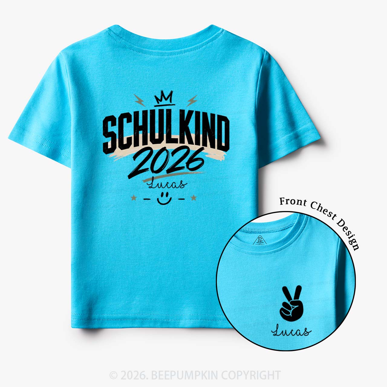 Personalized I'm a Schoolchild Toddler&Kid's Tees