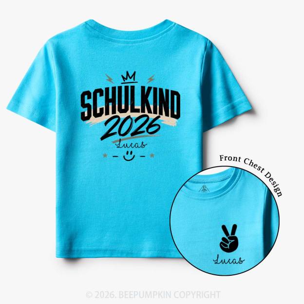 Personalized I'm a Schoolchild Toddler&Kid's Tees