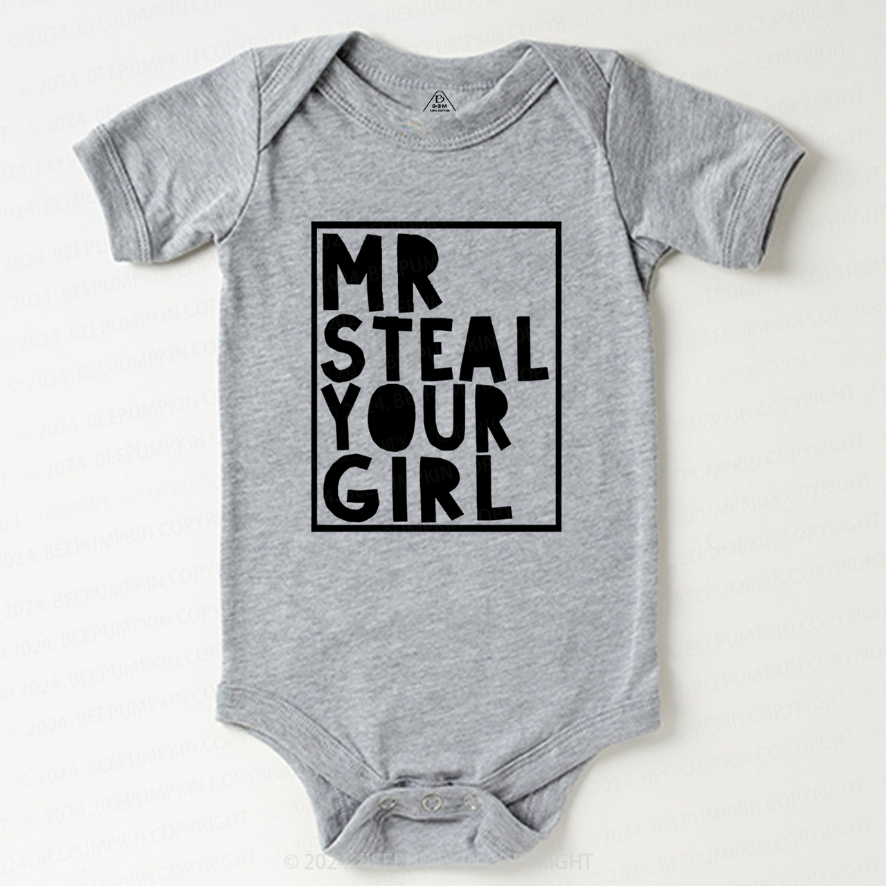Mr Steal Your Girl Valentine Bodysuit For Baby