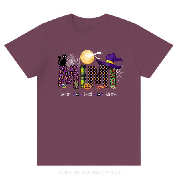 Personalized Mimi Halloween T-Shirts Beepumpkin
