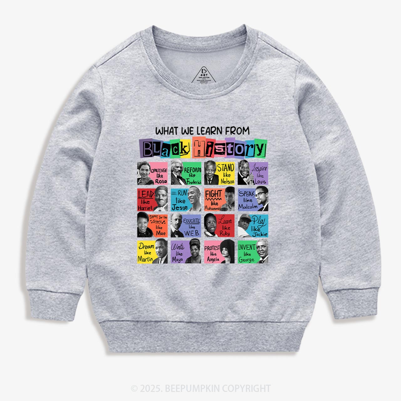 What We Learn From Black History Kid's Sweatshirt