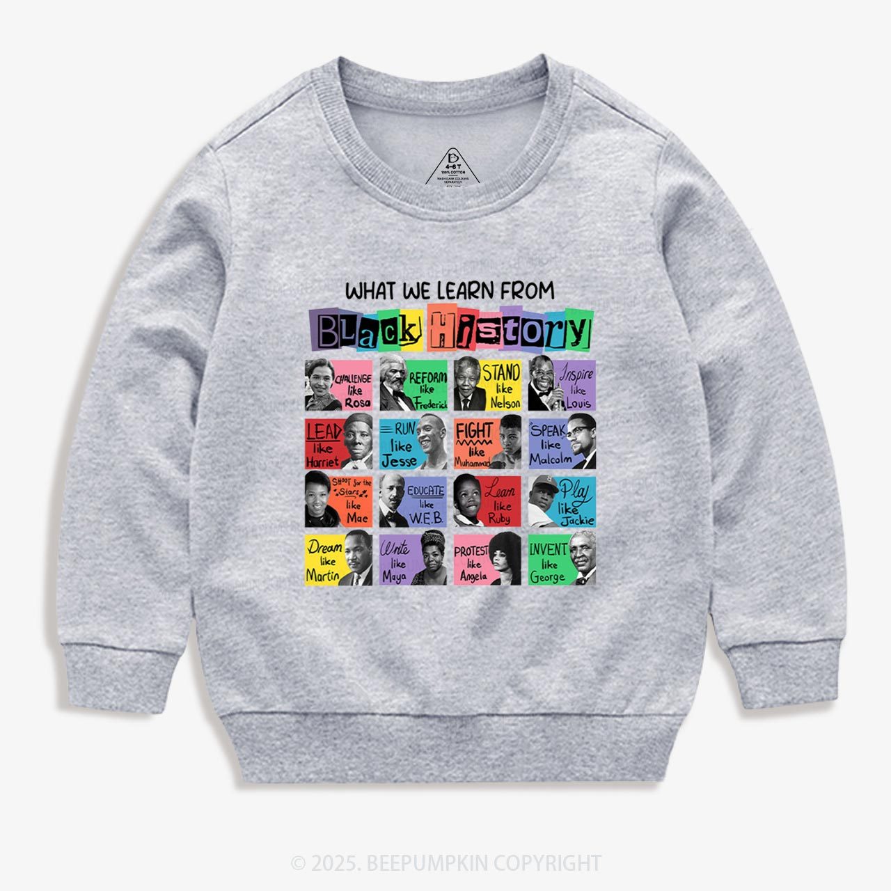 What We Learn From Black History Kid's Sweatshirt