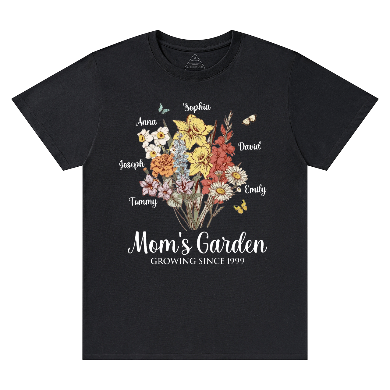 Personalized Mom's Garden T-Shirts