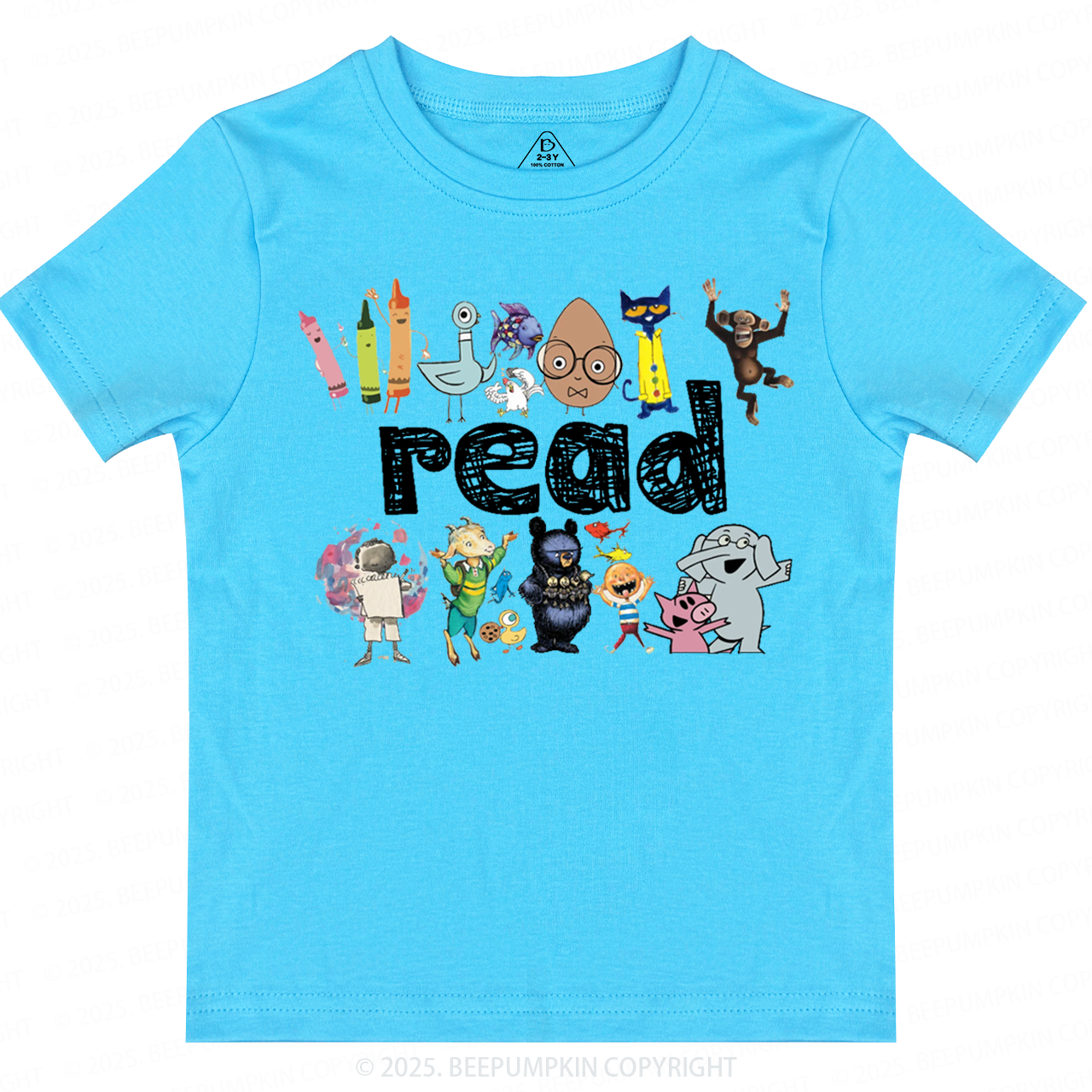 Read Children's Books Toddler&Kid's Tees Beepumpkin