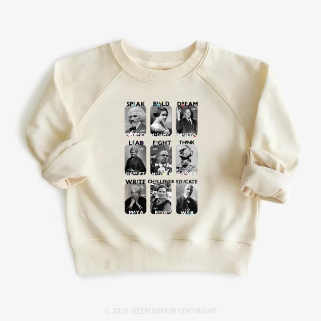 Inspired By Black History Kid's Sweatshirt