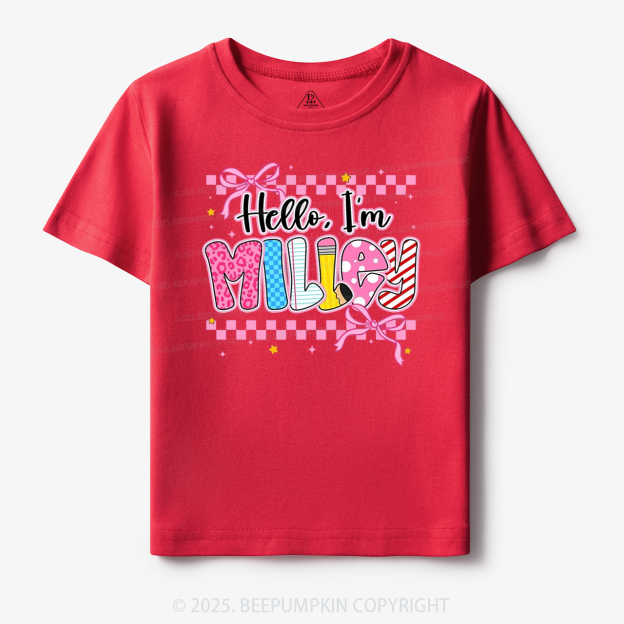 Personalized Sweet & Sassy Toddler&Kid's Tees Beepumpkin