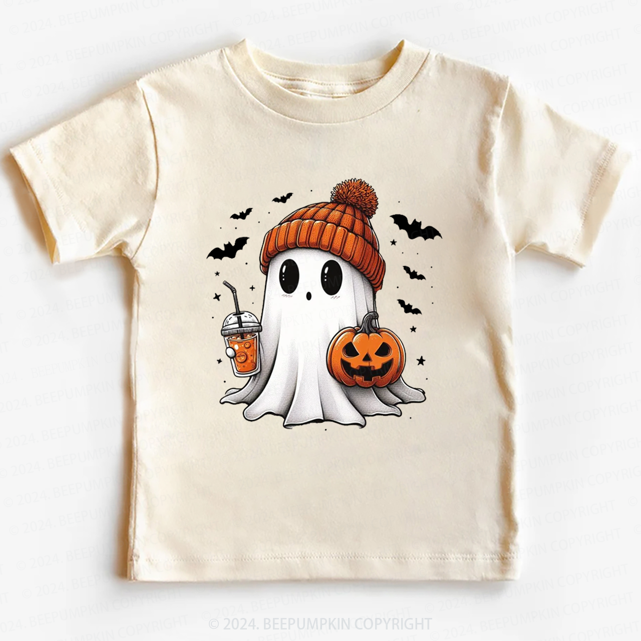 Halloween Cute Ghost Toddler&Kids Tees 