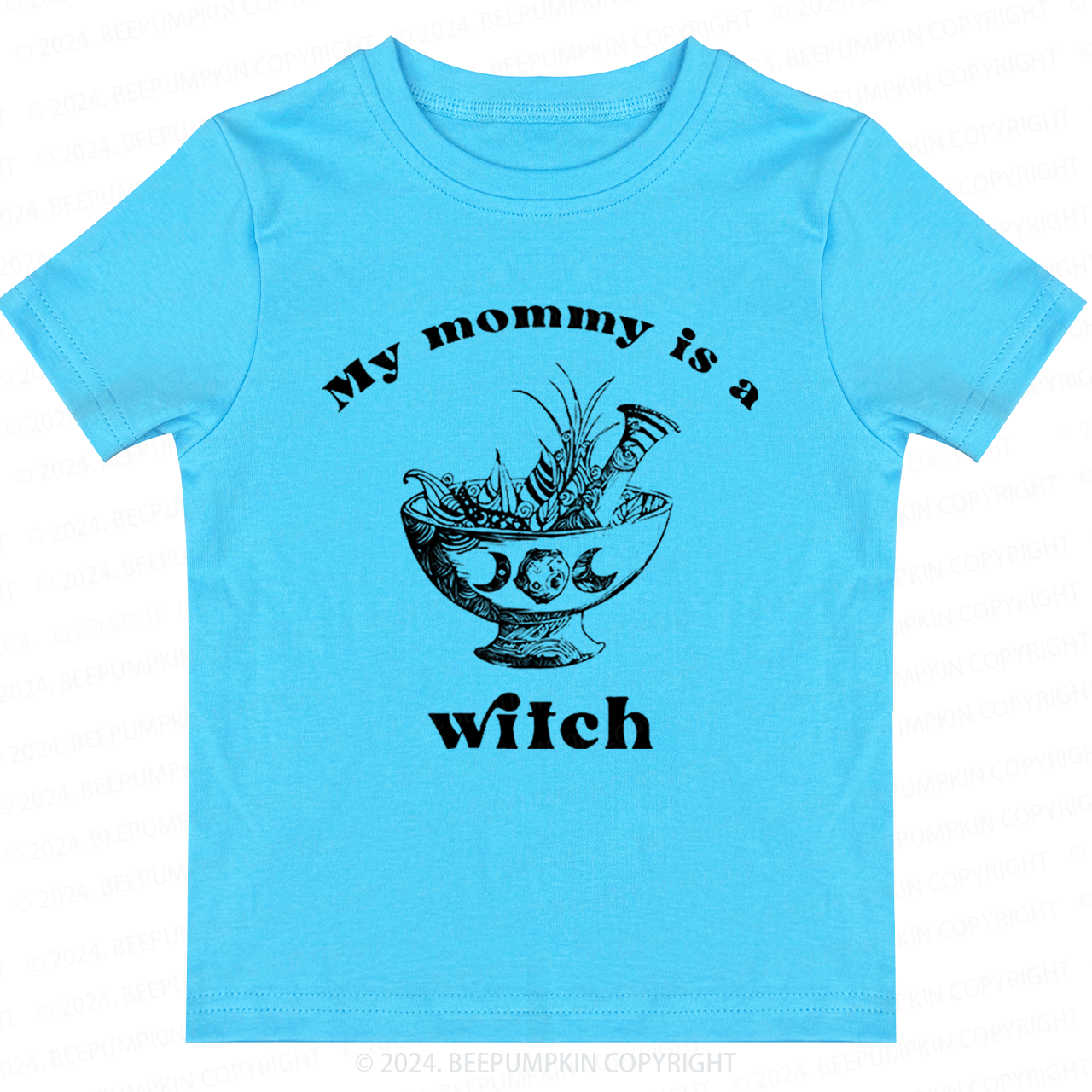 Gothic Mommy Is A Witch Toddler&Kids Tees 8