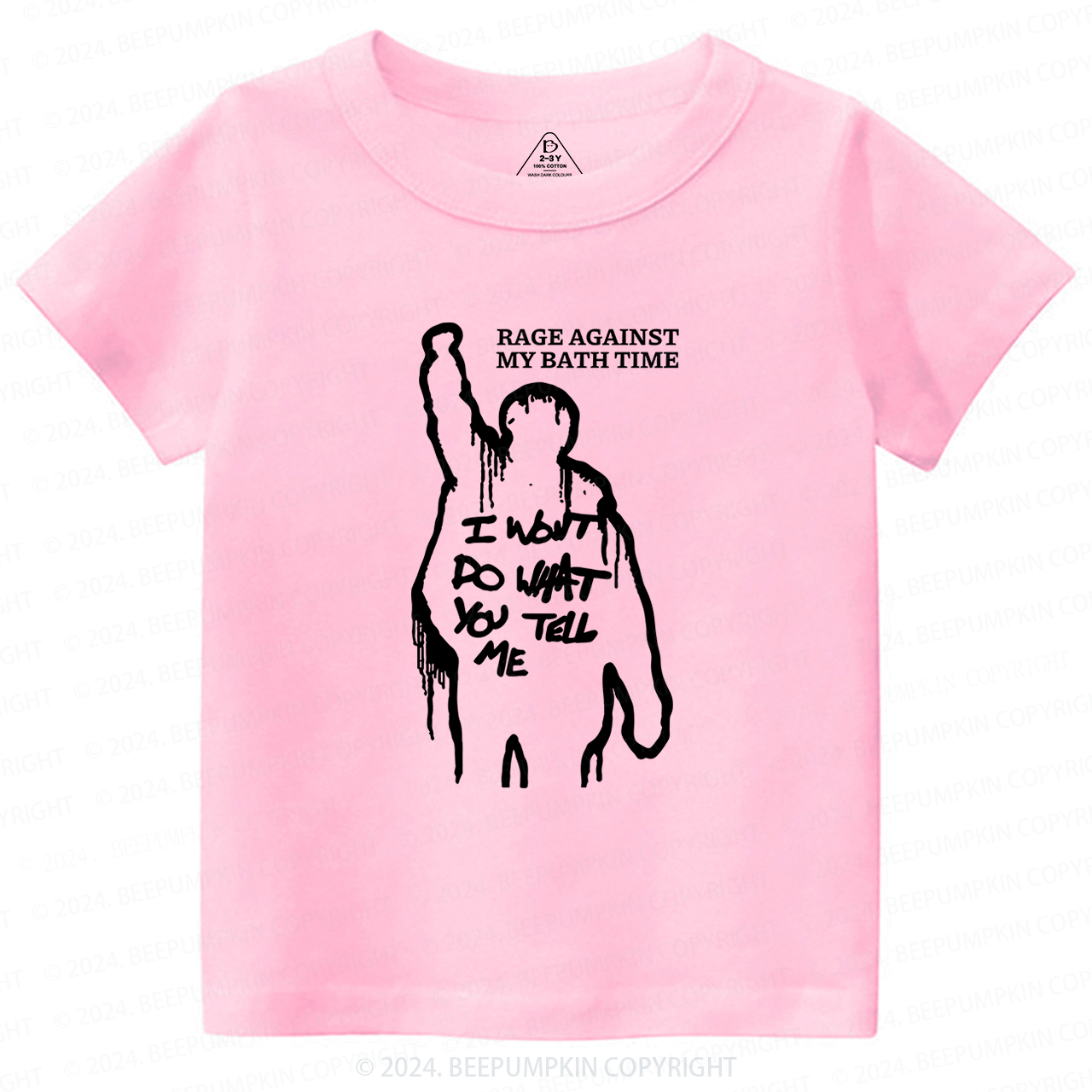 Rage Against My Bath Time Toddler&Kids Tees 7