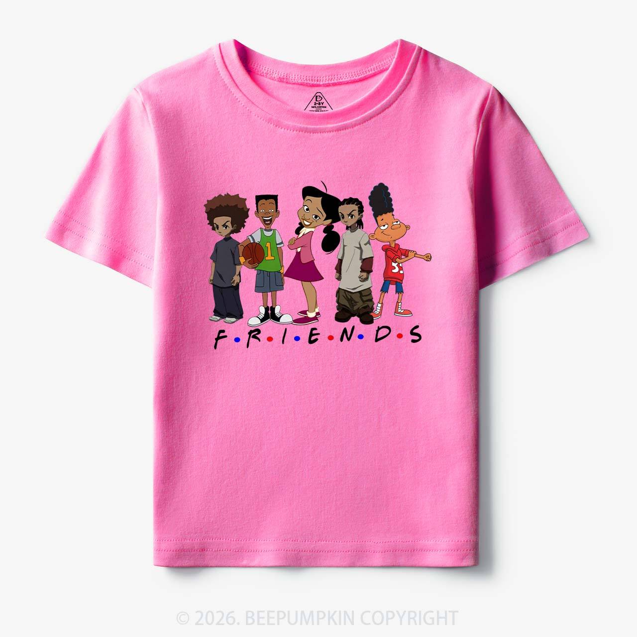 Black Cartoon Characters Toddler&Kid's Tees Beepumpkin
