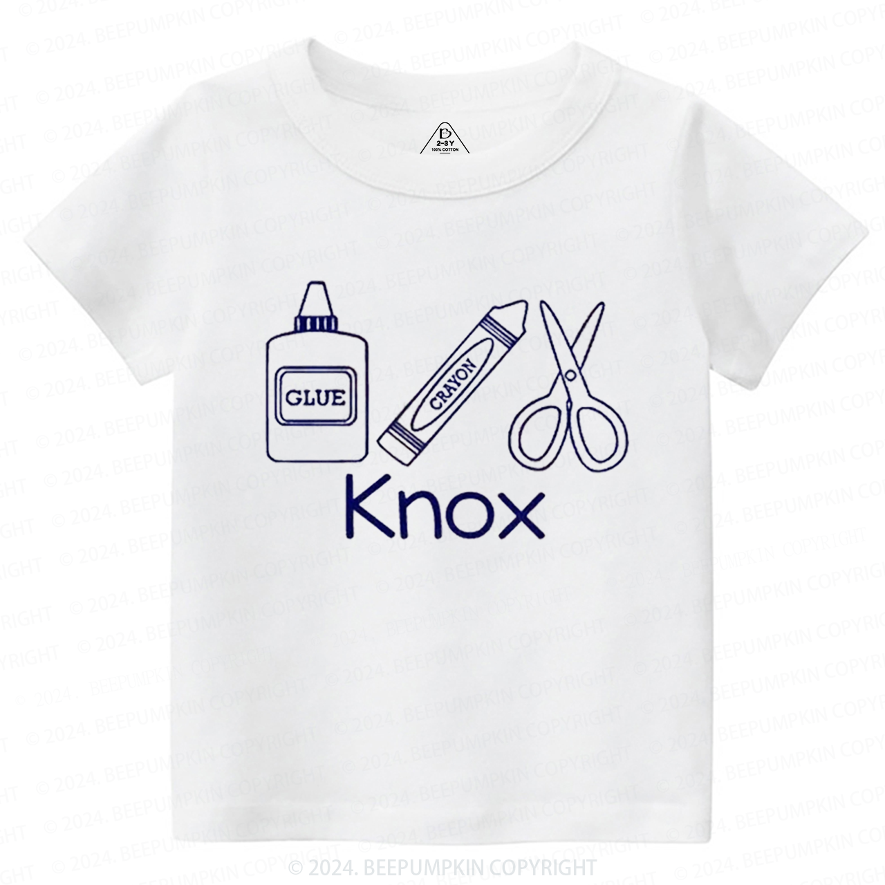 Personalized Stationery Bag Toddler&Kids Tees 