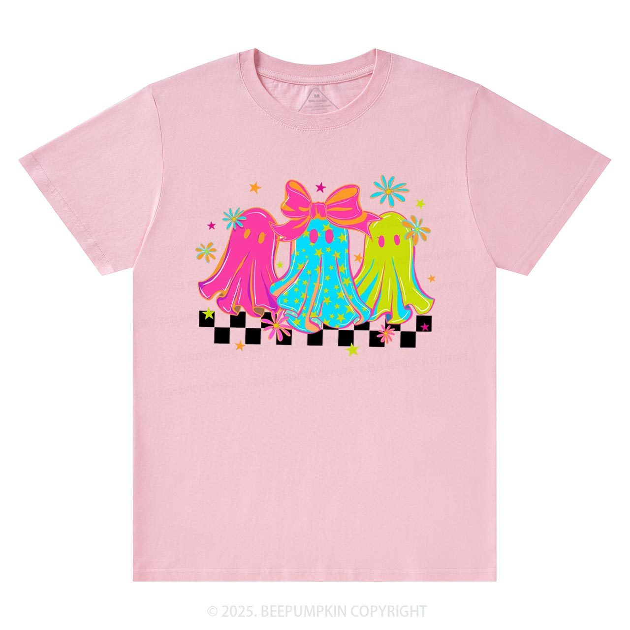 Halloween Ghost Neon T-Shirts Beepumpkin