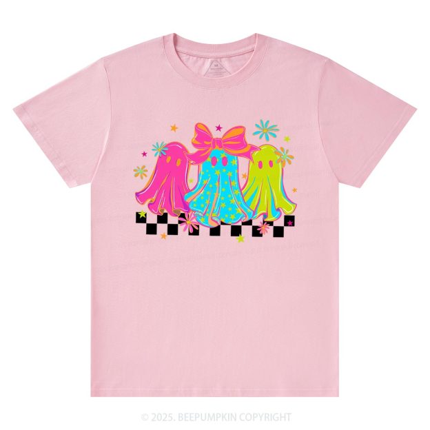Halloween Ghost Neon T-Shirts Beepumpkin