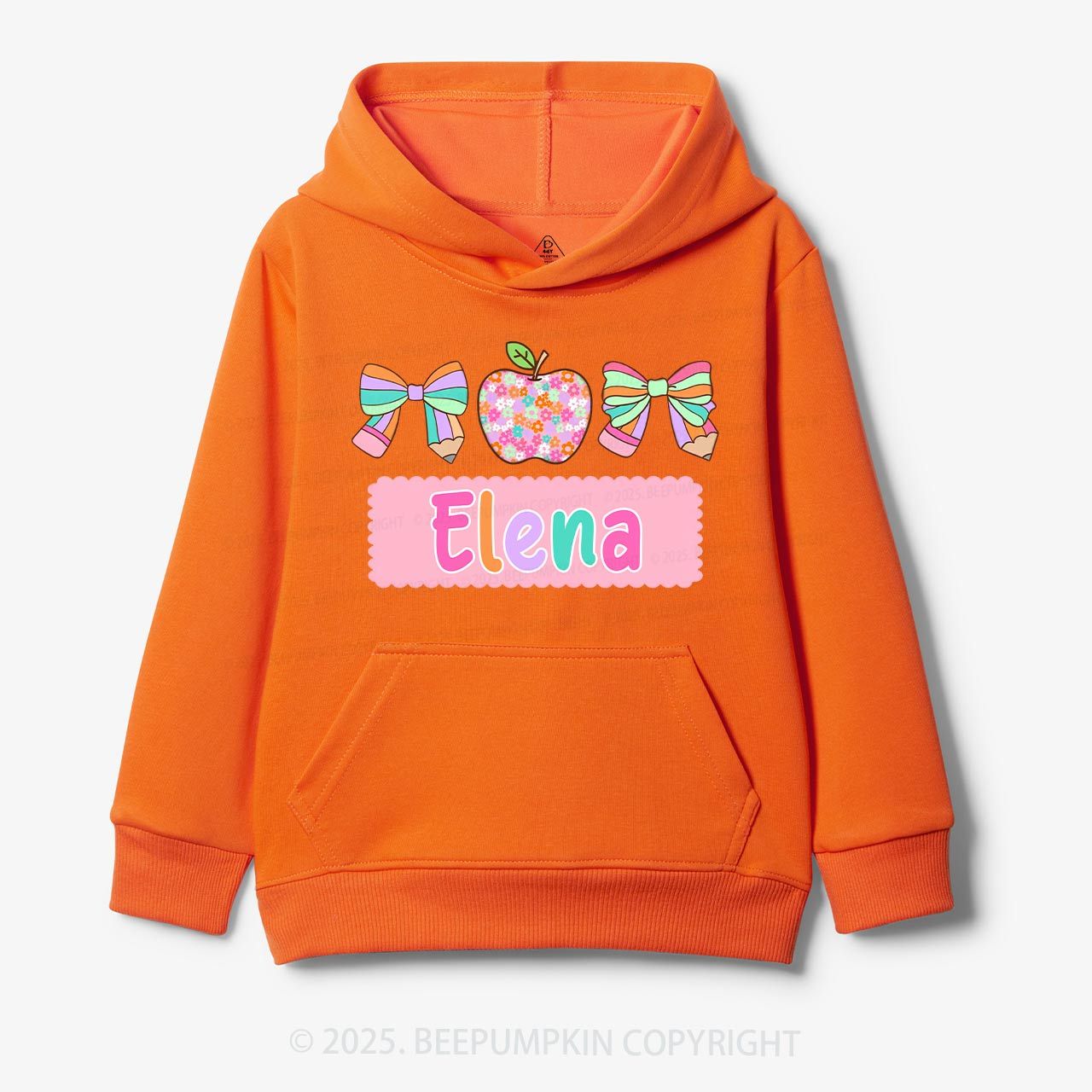 Personalized Pretty Name Kid's Hoodies Beepumpkin