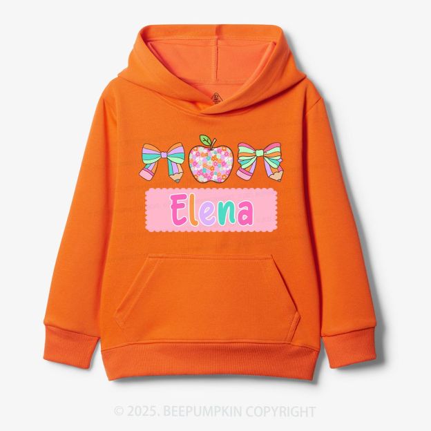 Personalized Pretty Name Kid's Hoodies Beepumpkin
