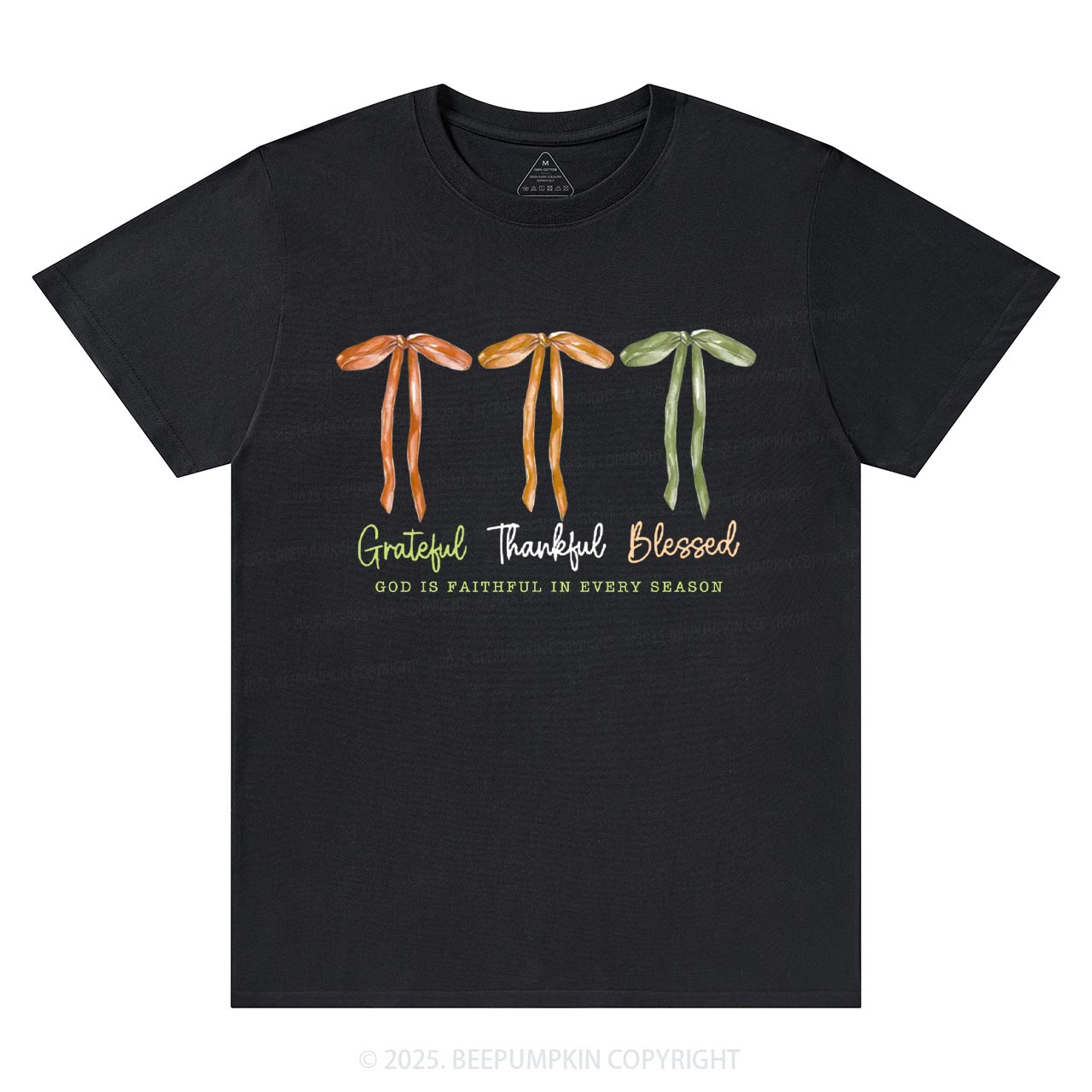 Grateful Thankful Blessed T-Shirts Beepumpkin
