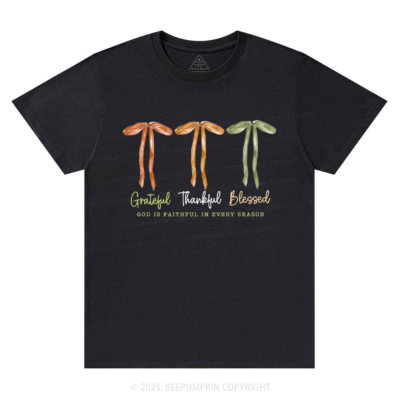 Grateful Thankful Blessed T-Shirts Beepumpkin