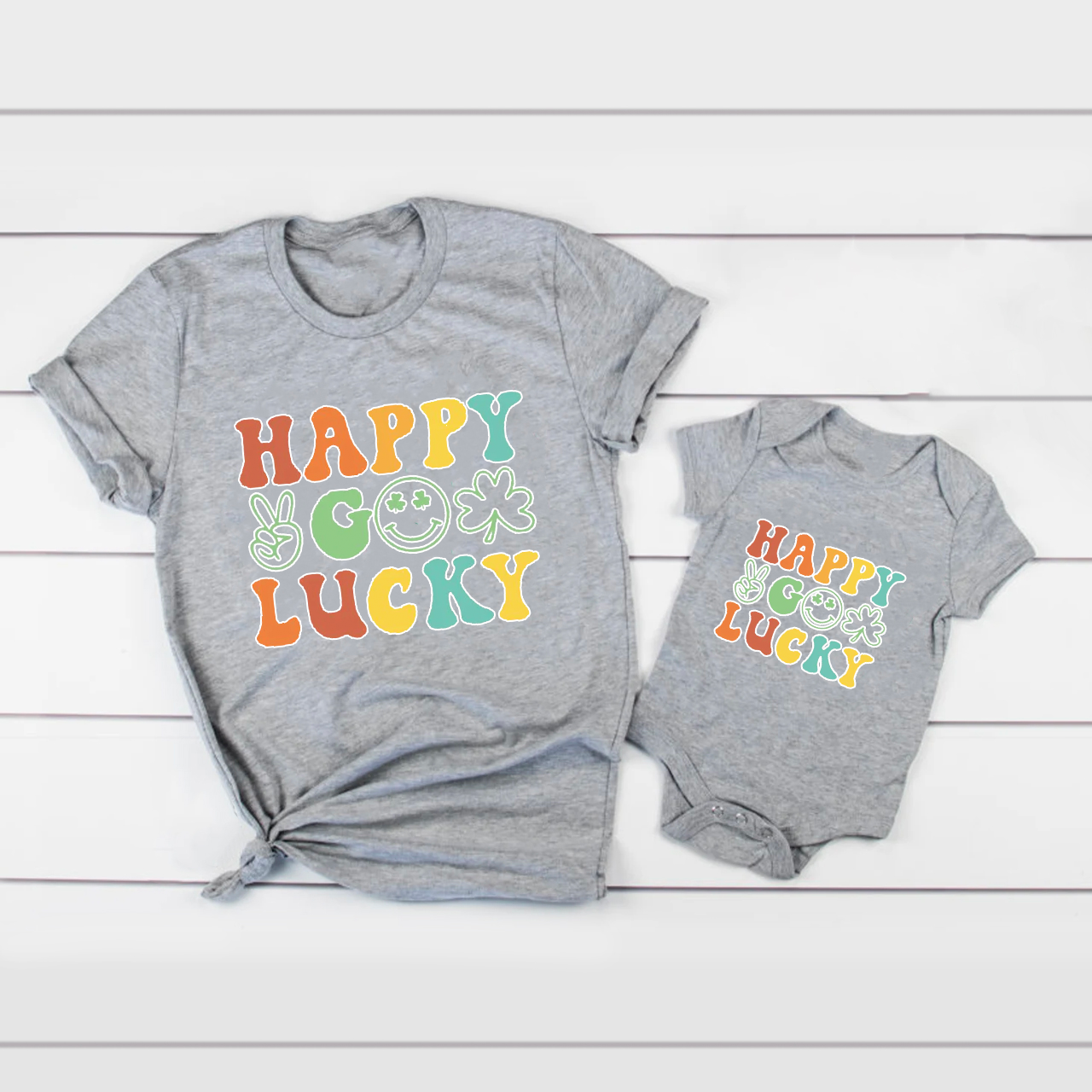 Happy Lucky St. Patrick's Day Family Matching Shirt