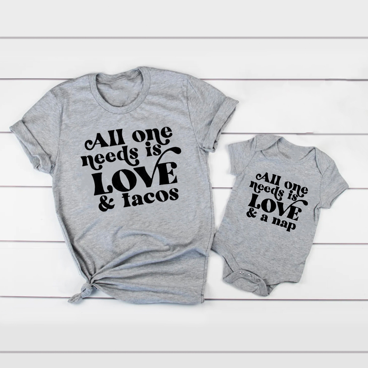 All One Needs Is Love Family Matching Shirts