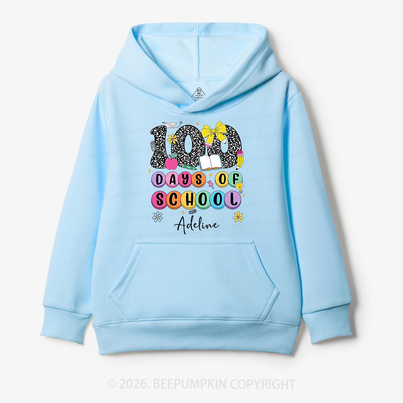 Personalized 100 Days Smarter and Sweeter Toddler&Kid's Hoodies