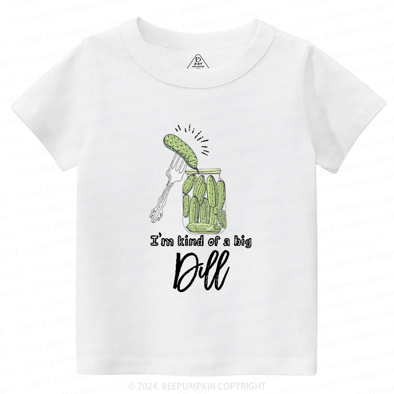 Funny Pickle Dill Toddler&Kids Tees 7