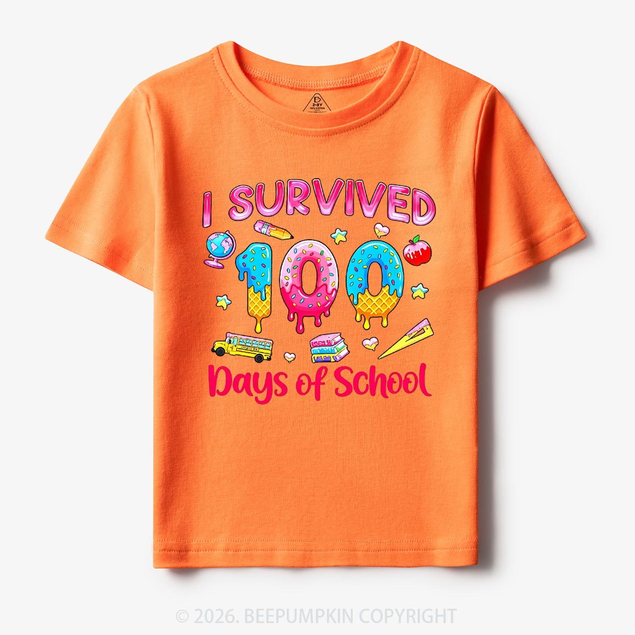 Sweet Survivor 100 Days Of School Toddler&Kid's Tees