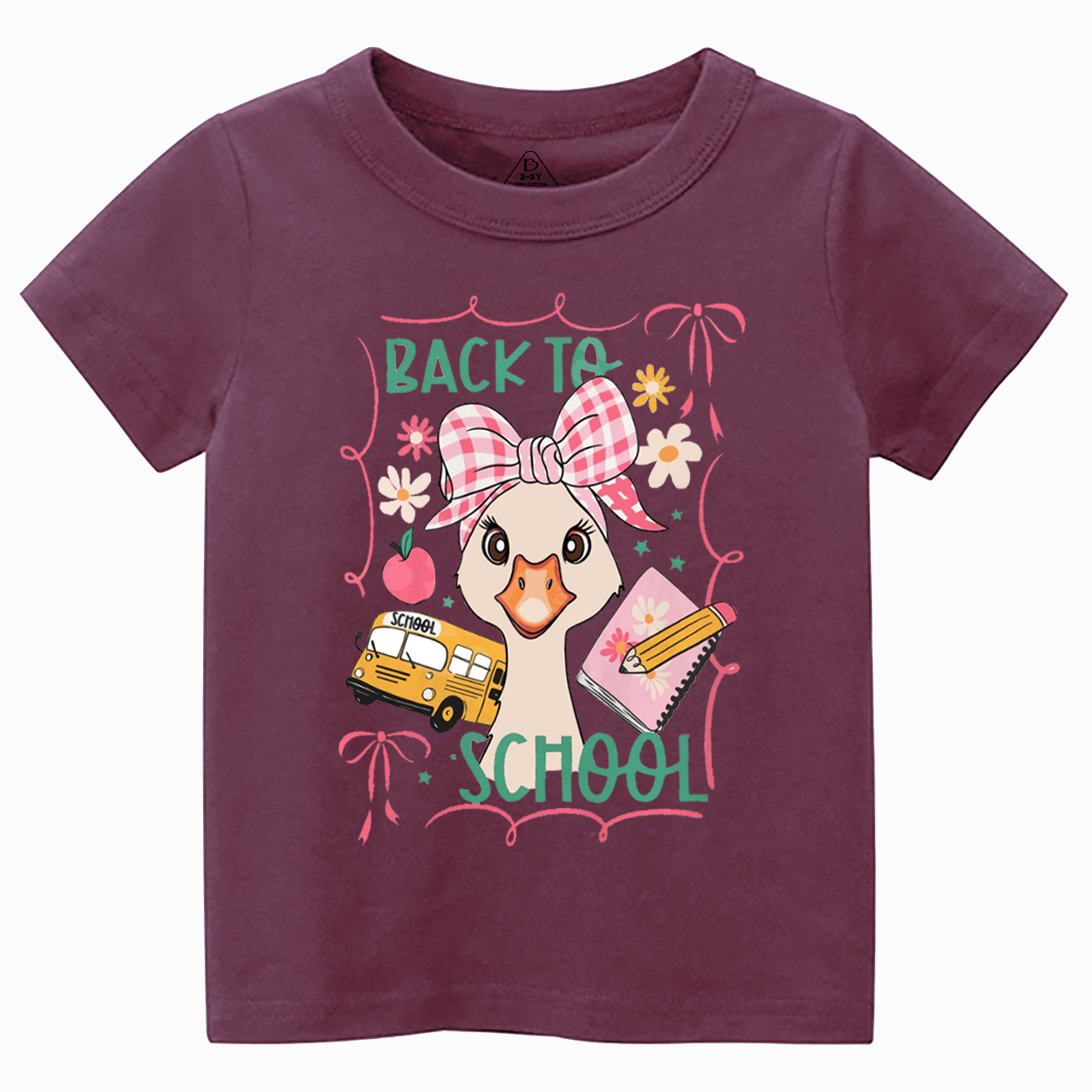 School Goose Toddler&Kid's Tees Beepumpkin 