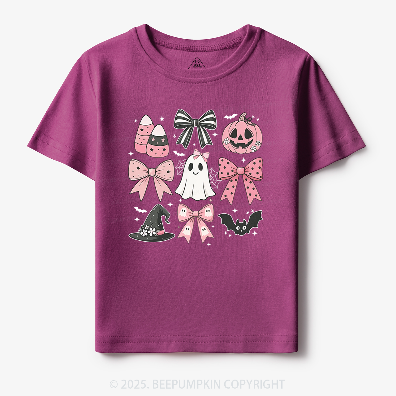  Pink Bow Coquette Halloween Toddler&Kid's Tees Beepumpkin