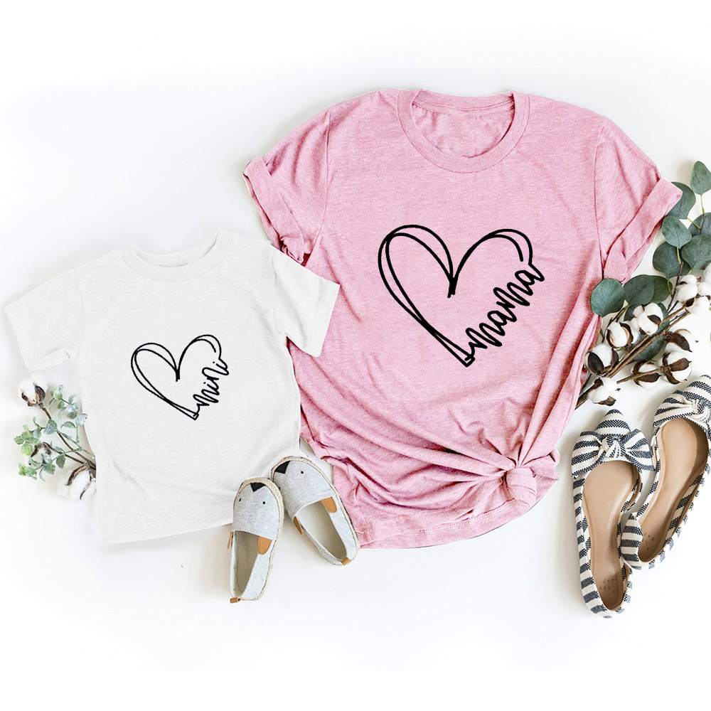 Heart Wave Mom&Me Shirt