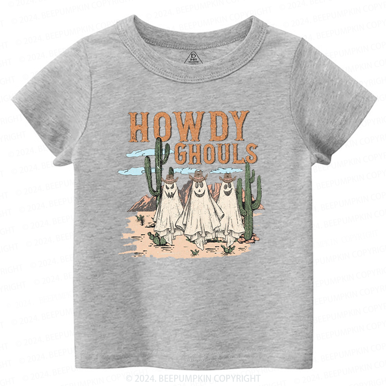 Howdy Ghouls Halloween Toddler&Kids Tees 