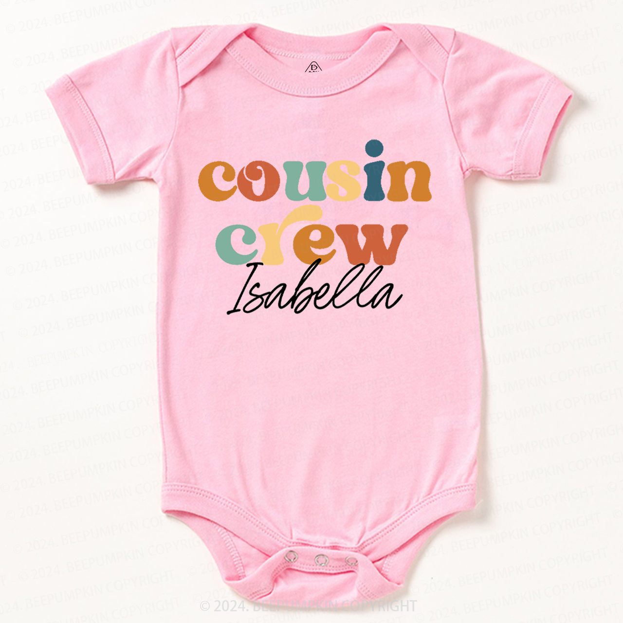 Personalized Cousin Crew Baby Bodysuit 